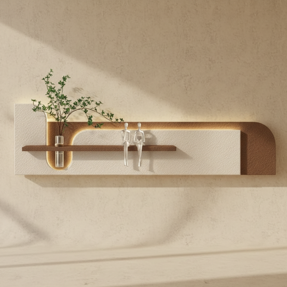 Tableau mural LED moderne végétal