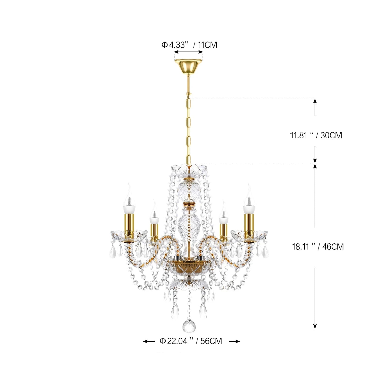 Lustre en verre – Design nordique luxe