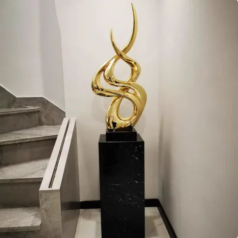 Sculpture moderne résine