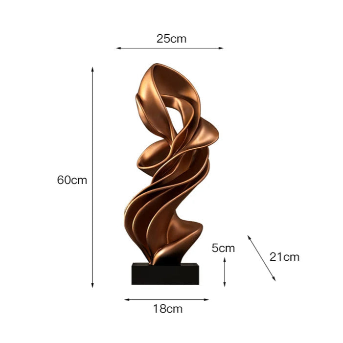 Sculpture abstraite moderne