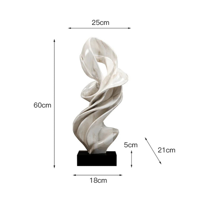 Sculpture abstraite moderne