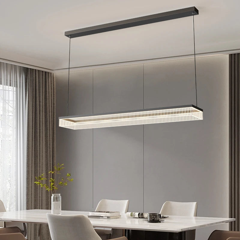 Plafonnier LED moderne rectangulaire dimmable