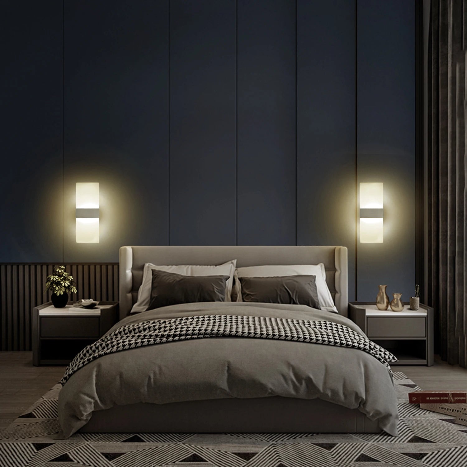 Applique murale LED aluminium moderne