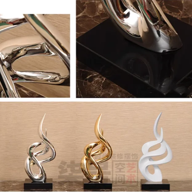 Sculpture moderne résine