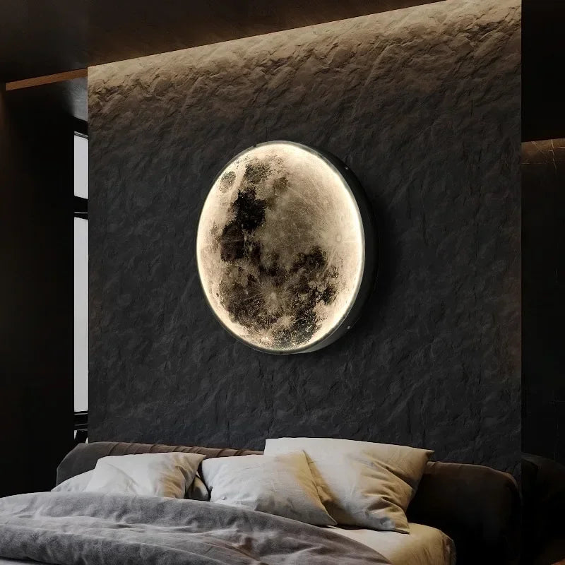 Applique murale LED lune design