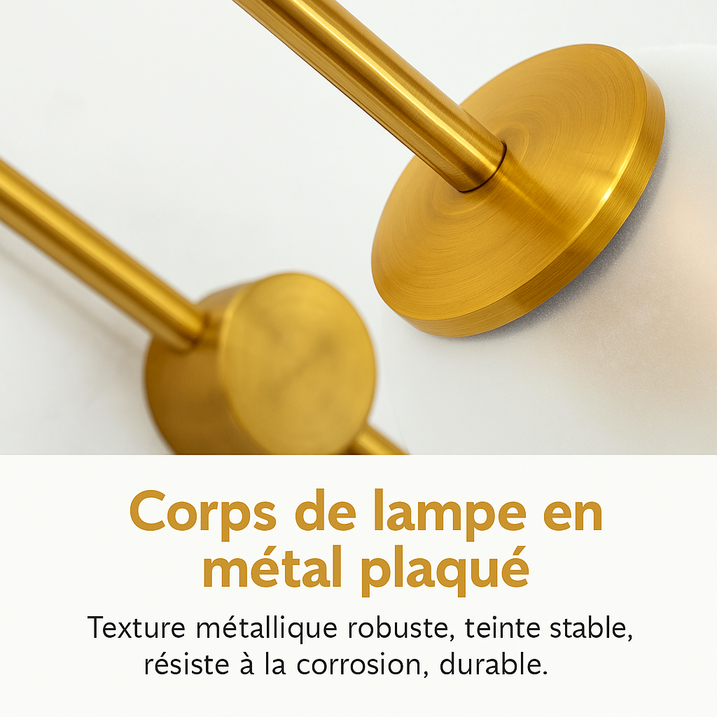 Applique murale en verre – Design nordique luxe
