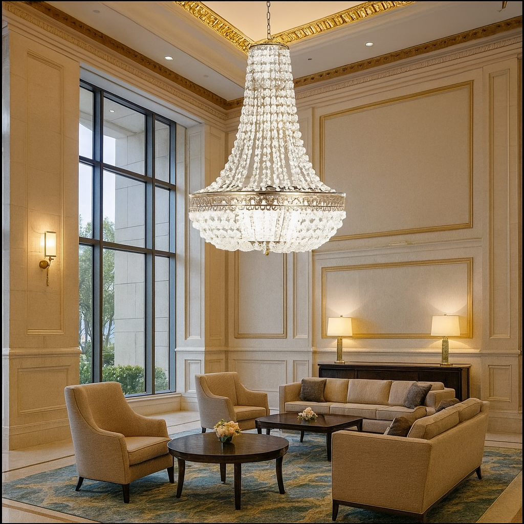 Lustre cristal vintage