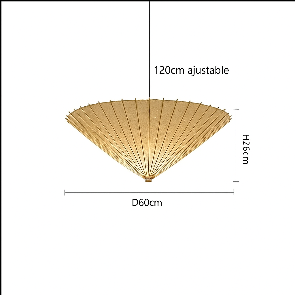 Suspension japonaise papier de riz