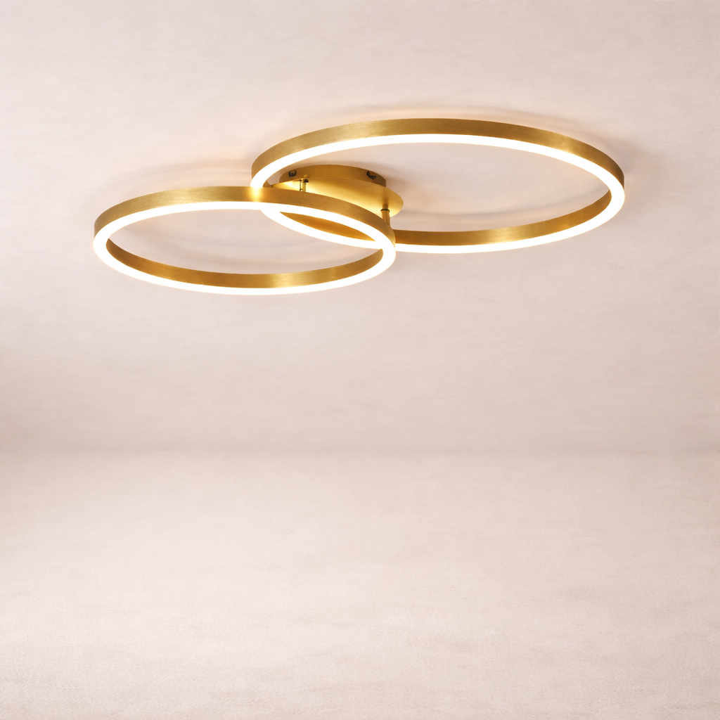 Plafonnier LED Ocho doré