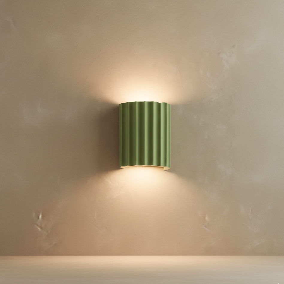 Applique murale LED nordique moderne en résine