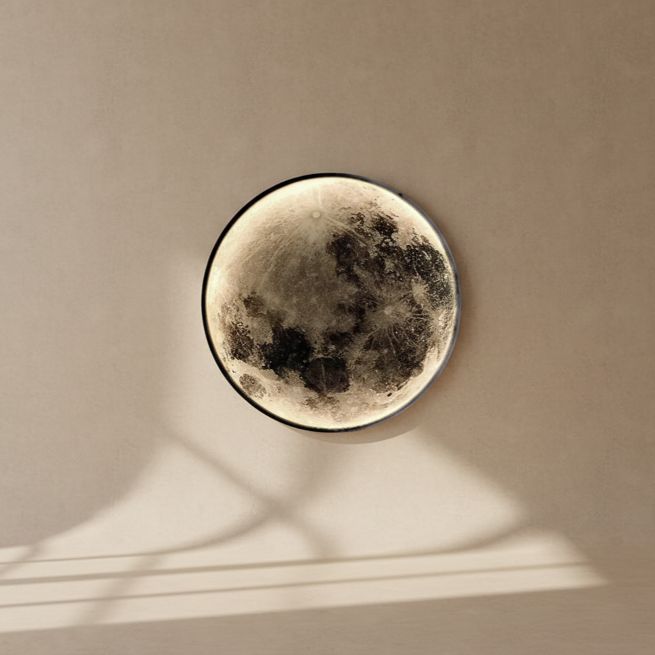 Applique murale LED lune design