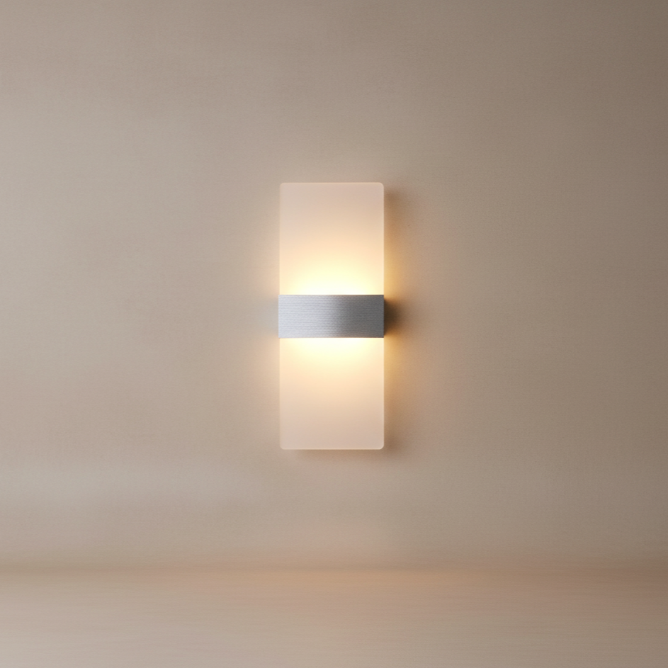 Applique murale LED aluminium moderne