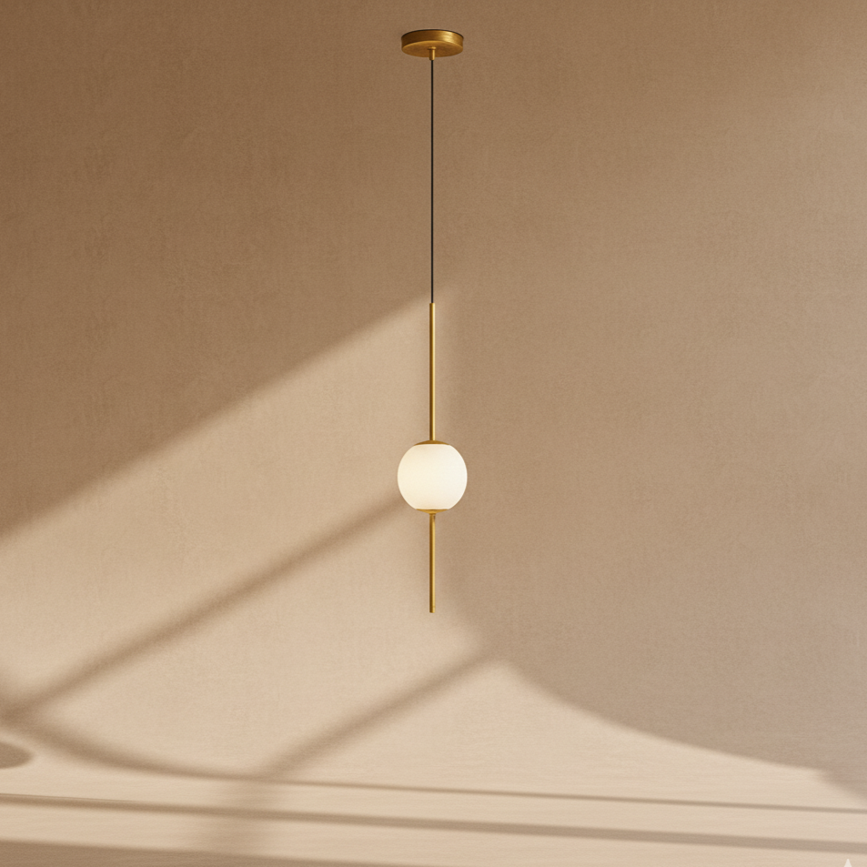 Suspension nordique boules de verre
