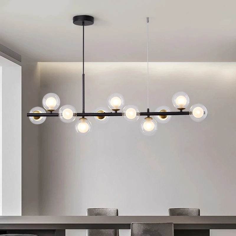 Suspension nordique moderne en verre