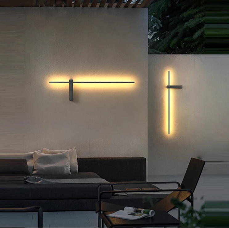 Applique murale extérieure moderne LED étanche en aluminium