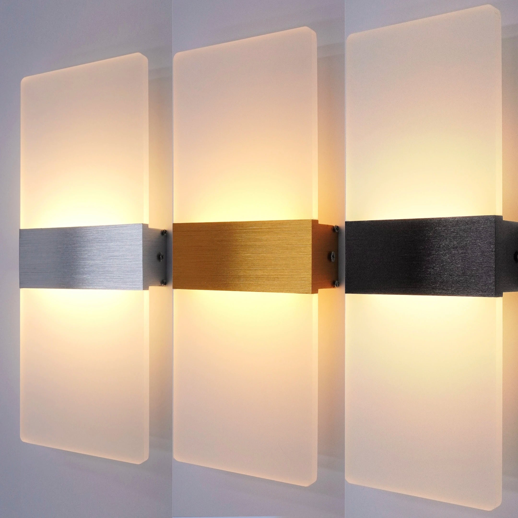 Applique murale LED aluminium moderne