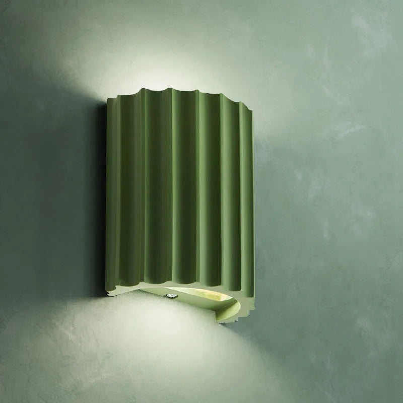 Applique murale LED nordique moderne en résine