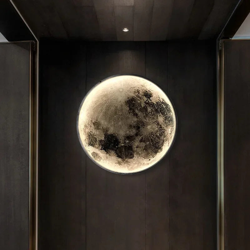 Applique murale LED lune design