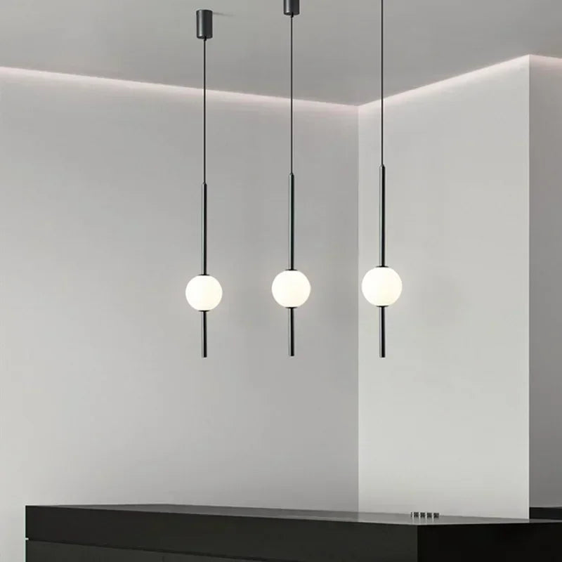 Suspension nordique boules de verre