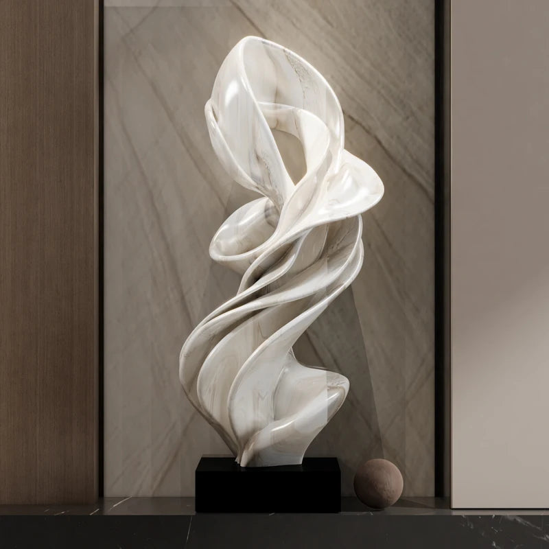 Sculpture abstraite moderne