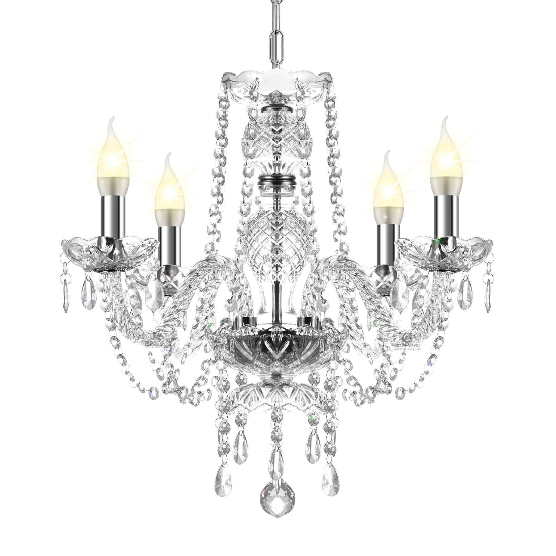 Lustre en verre – Design nordique luxe