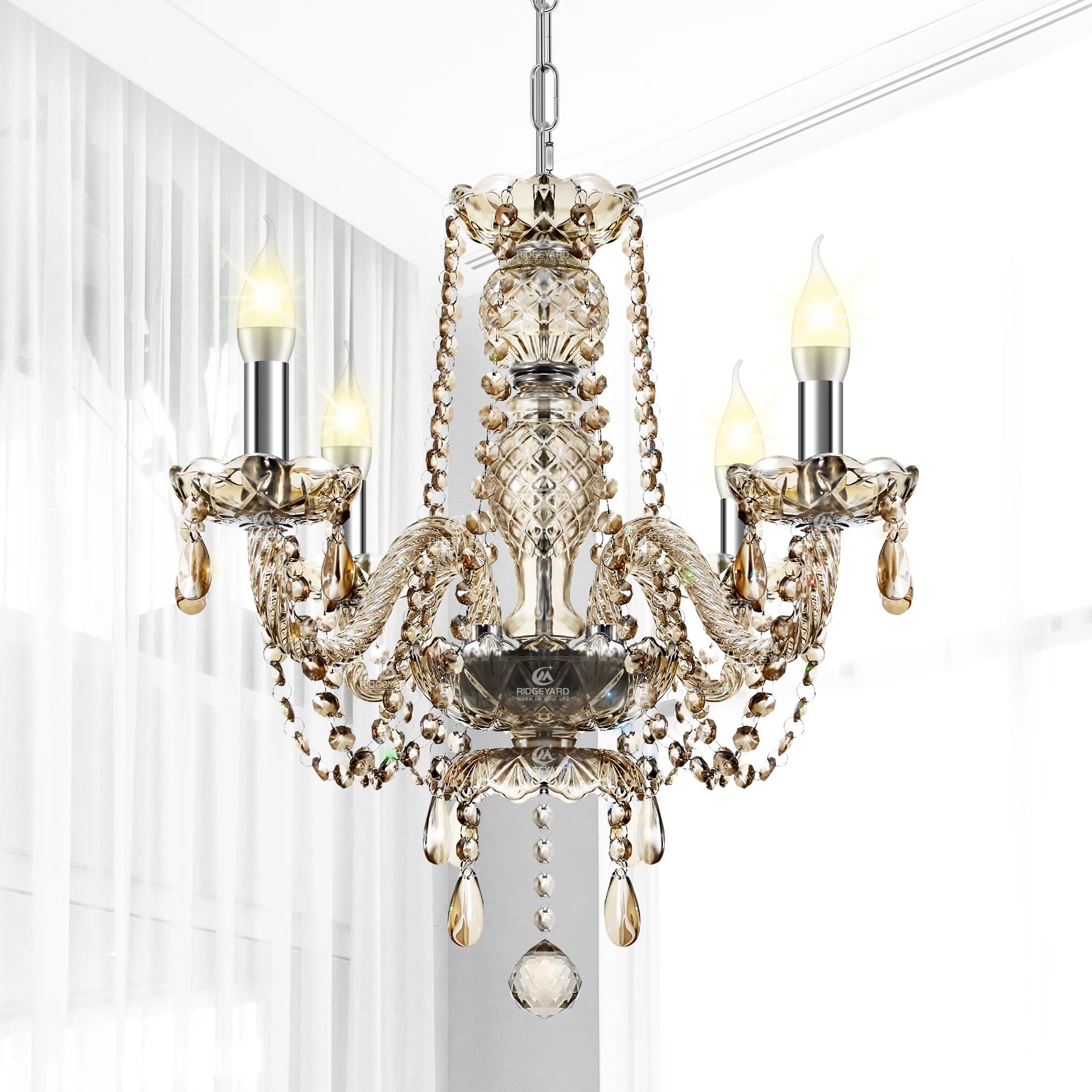 Lustre en verre – Design nordique luxe