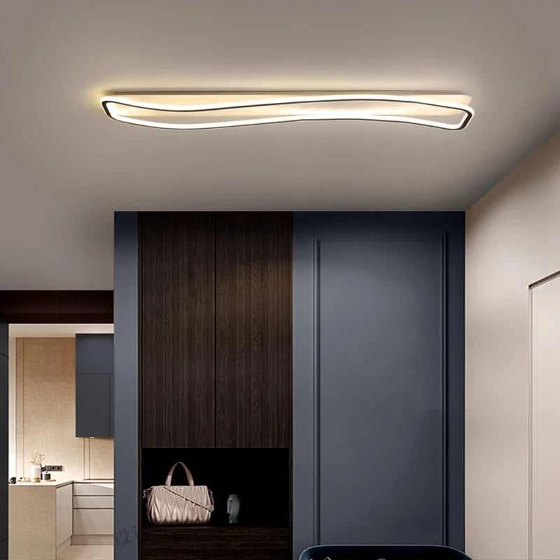 Plafonnier LED moderne ondulé
