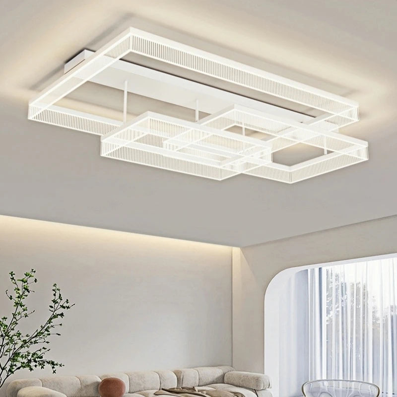 Plafonnier LED moderne rectangulaire dimmable
