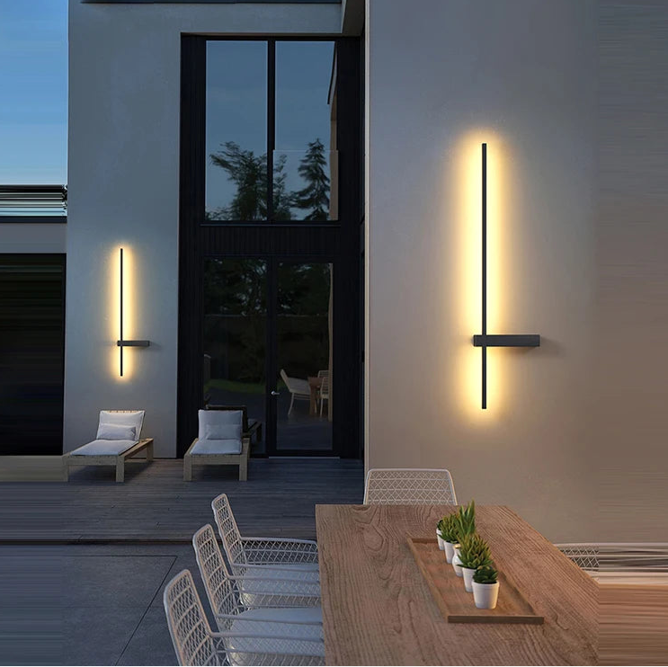 Applique murale extérieure moderne LED étanche en aluminium