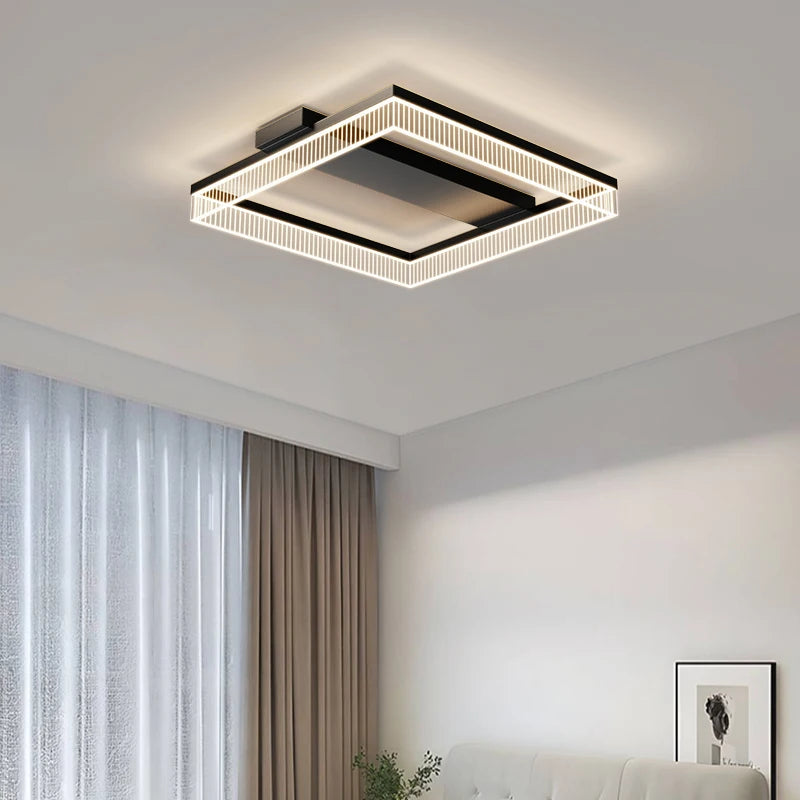 Plafonnier LED moderne rectangulaire dimmable