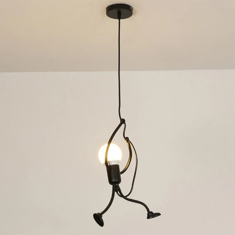 Suspension Petit homme en fer